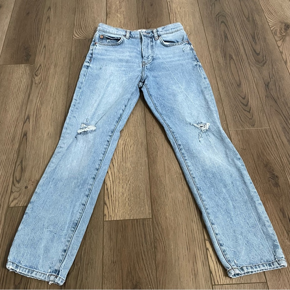 ZARA The New Slim Light Wash Denim Blue‎ Jeans